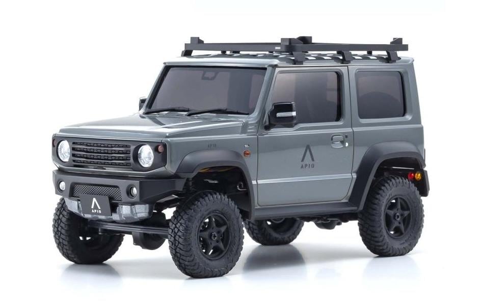 Kyosho Scale Crawler Mini-Z Suzuki Jimny Apio TS4, Gris 1:18, ARTR