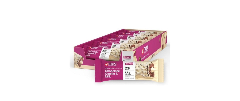 Maxi Nutrition Barre Creamy Core Cookie/Chocolat