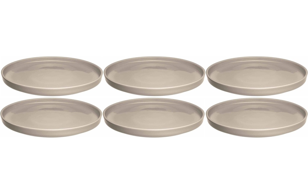 LEONARDO Assiettes pour le petit-déjeuner et à dessert Roma 6 Pièce/s,Beige