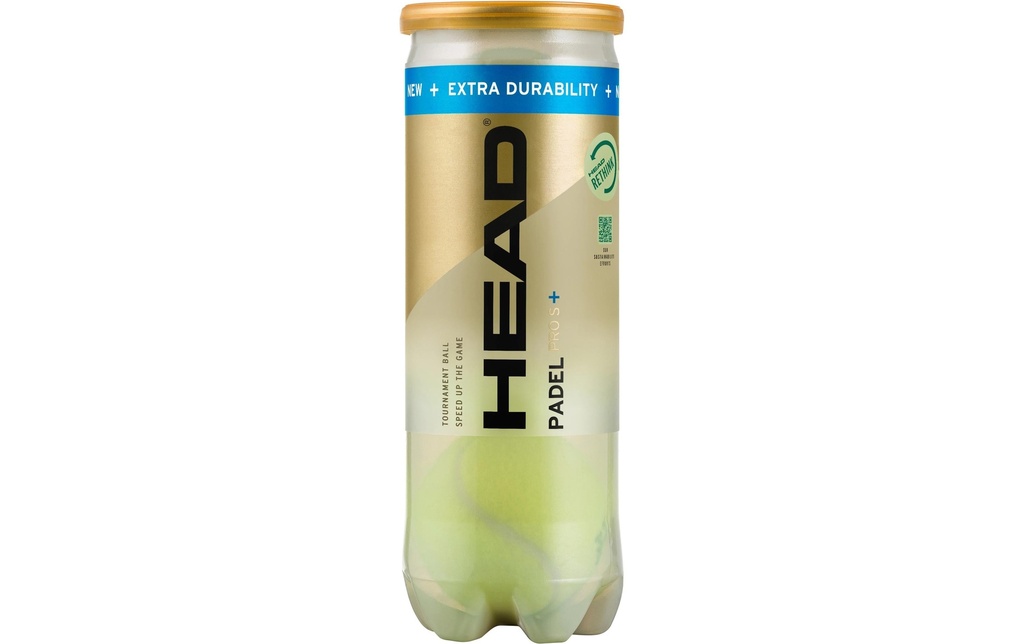 HEAD Balle de padel Pro S+ Lot de 3
