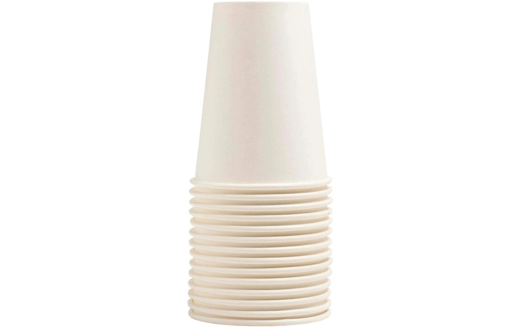 PRO nappe Gobelets jetables 2 dl, 15 Pièce/s, Blanc