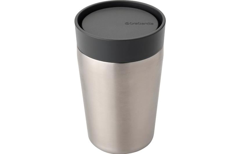 Brabantia Gobelet isotherme Make & Take 200 ml, Argenté/Gris foncé