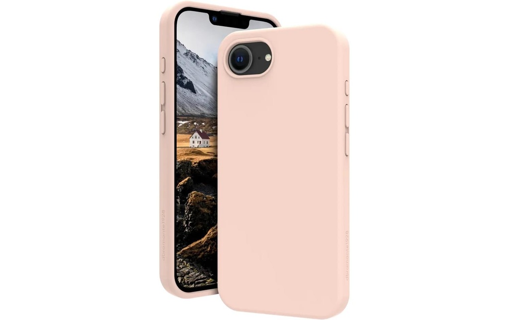 dbramante1928 Coque arrière Monaco iPhone 16e/iPhone 17e Pink Sand
