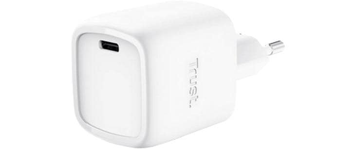 Trust Chargeur mural USB Maxo USB-C-GaN 30 W Blanc