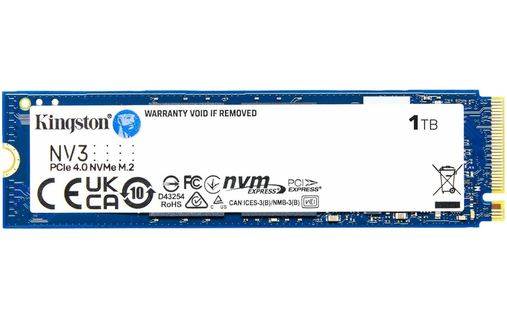 Kingston SSD NV3 M.2 2280 NVMe 1024 GB