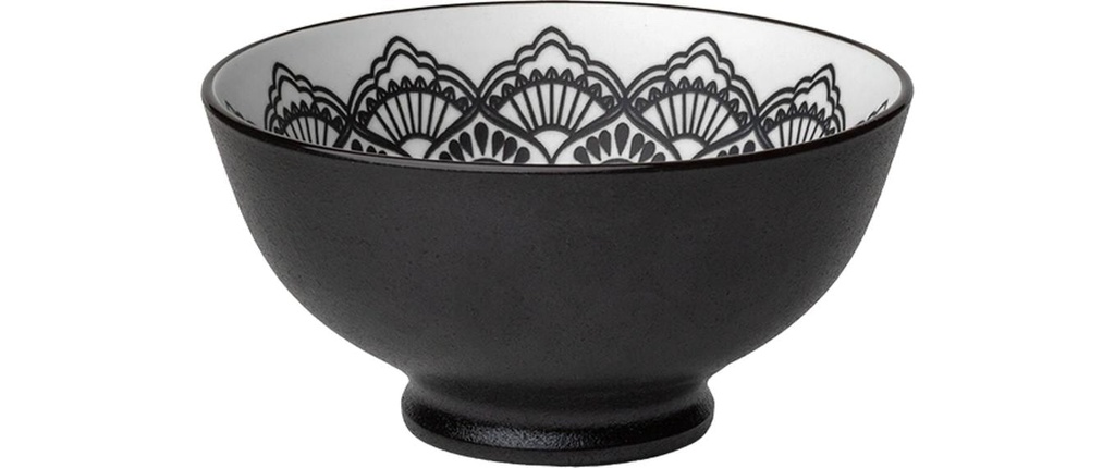 Lunasol Coupe Basic Levante Ø 14 cm, 6 pièces, noir/blanc