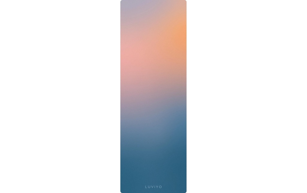 Luviyo Tapis de yoga tout-en-un Sunrise
