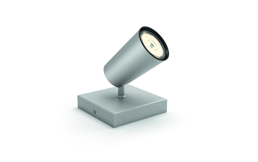 Philips Spot encastré Paisley, GU10, 5.5 W, argenté