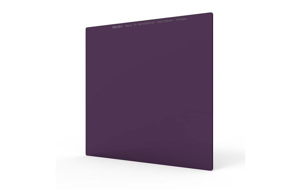 Nisi Filtre gris IR ND1000 100 x 100 mm
