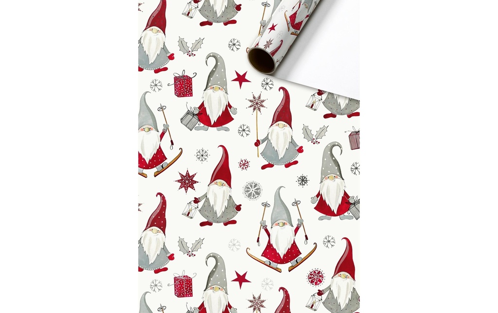 Stewo Papier cadeau Nisse 70 x 200 cm, rouge