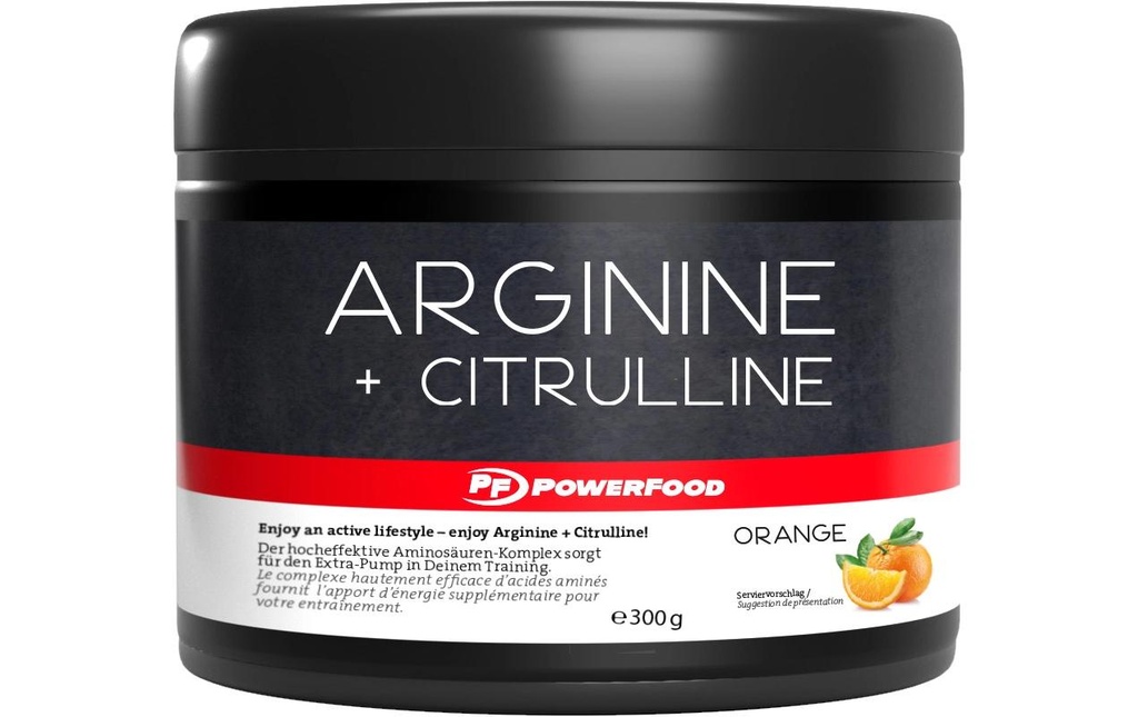 PowerFood Poudre One Arginine + Citrulline Orange 300 g