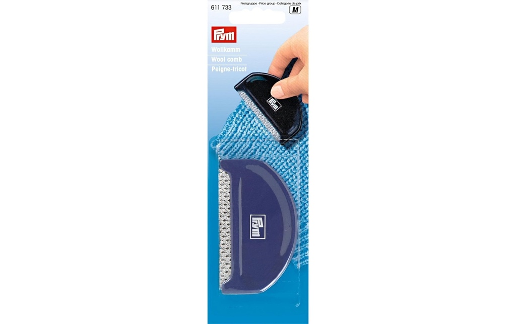 Prym Peigne de laine 45 x 75 mm, bleu prune