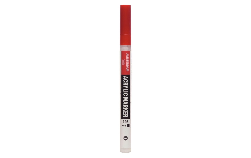 Amsterdam Marqueur acrylique S 105 Blanc Couvrant