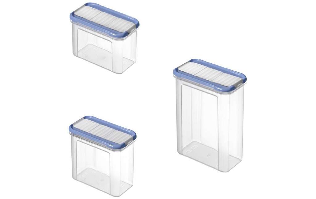 Rotho Set Premium boîtes 24 pcs. Domino 24 l, Transparent