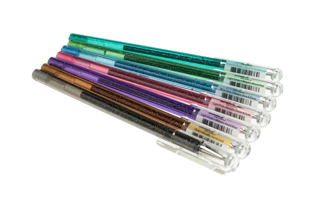 PENTEL Roller gel Hybrid mét.1mm 7pcs (7 pces)