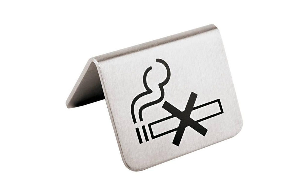 Paderno Présentoir de table Interdiction de fumer  , 2 pièces