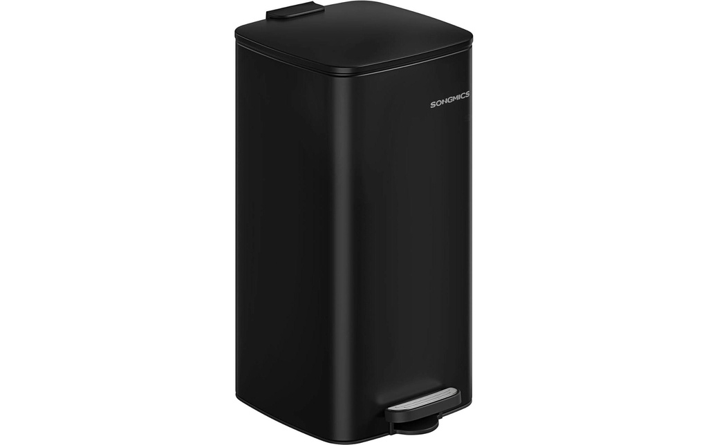 Songmics Poubelle 20 l, Noir