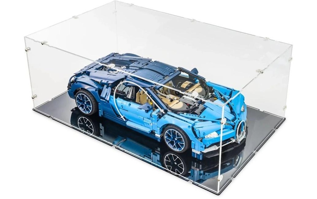 iDisplayit Modules de construction Présentoir en acrylique XL pour LEGO 42083 Bugatti Chiron