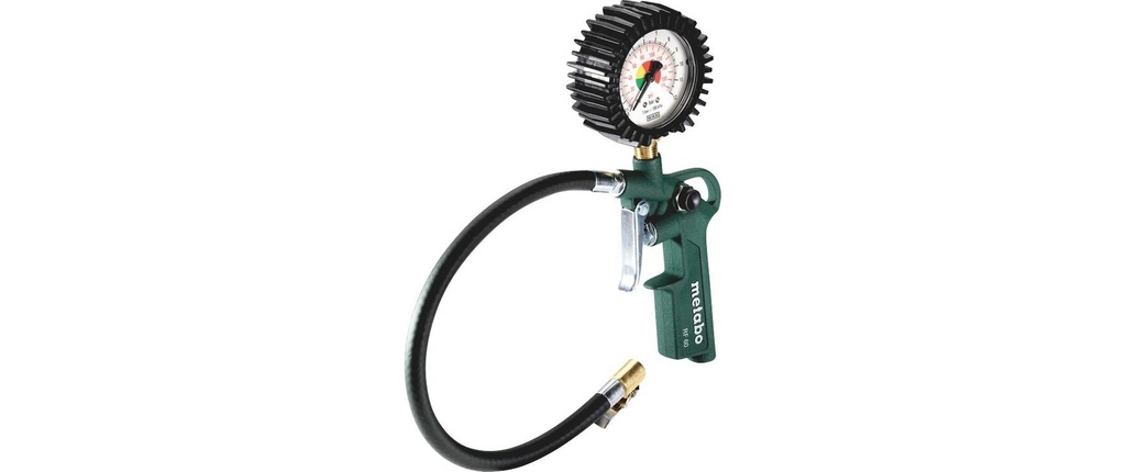 Metabo Pistolet de gonflage à air comprimé à manomètre RF 60