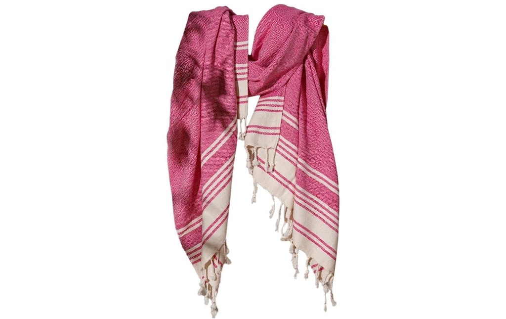 Foutastic Serviette de plage New Diamond Fuchsia