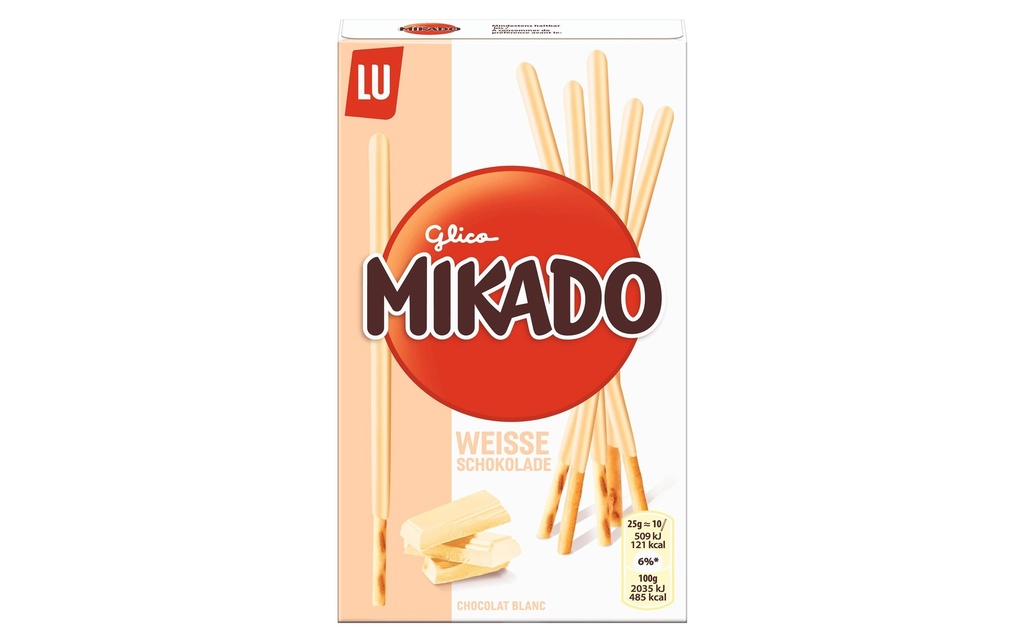 LU Mikado chocolat blanc 75 g