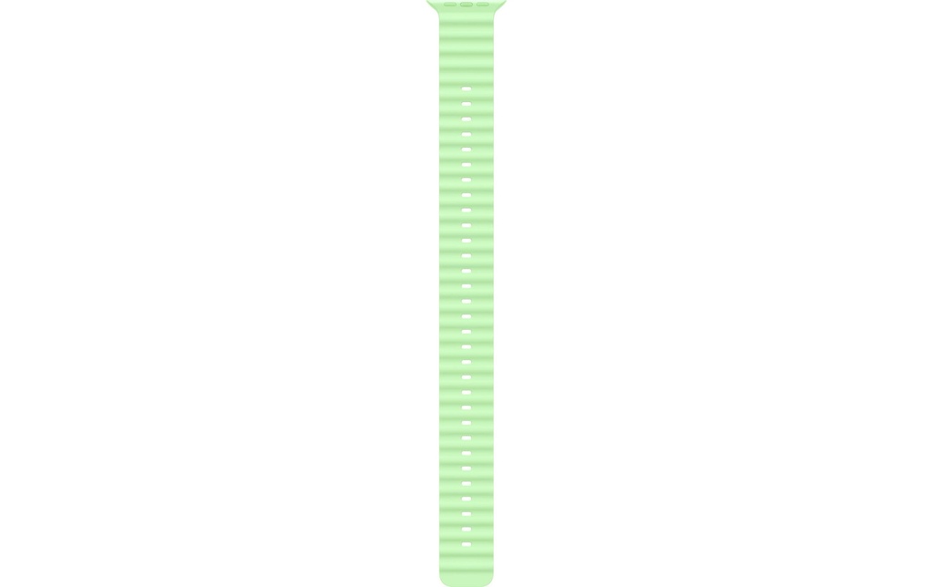 Apple Ocean Band 49 mm Extension Neon Green Natural Titanium
