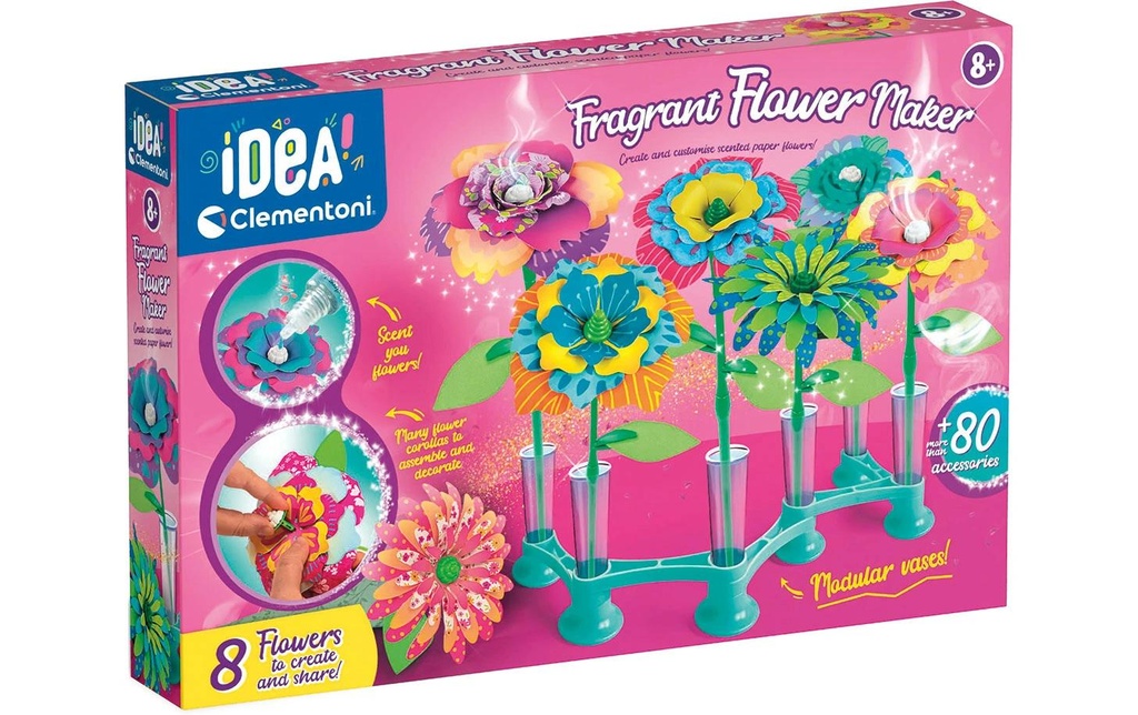 Clementoni Kits de bricolage Atelier de fleurs parfumées