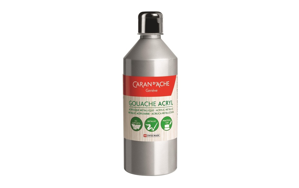 CARAN D'ACHE Gouache Acryl argent (500 pces)