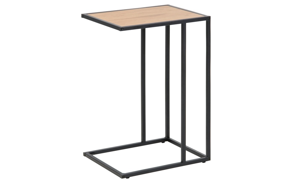 AC Design Table d'appoint Seaford Chêne/Noir