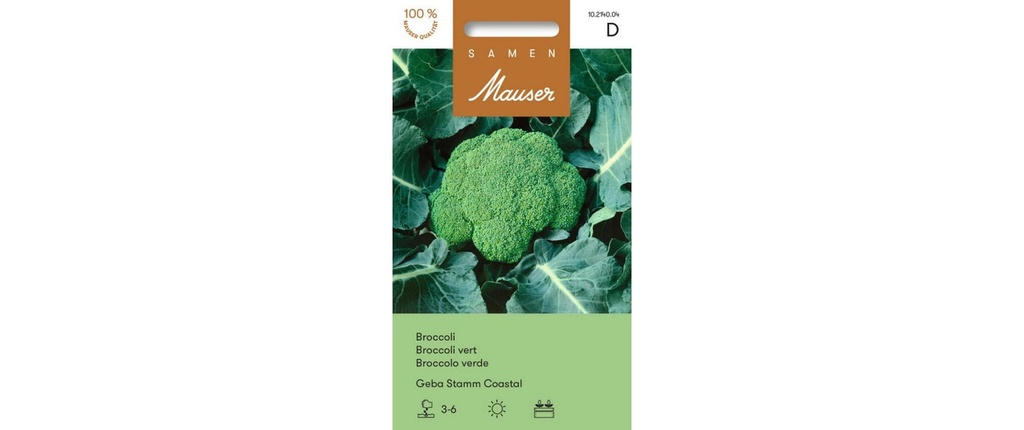 Samen Mauser Semence Broccoli Geba Tribe Coastal