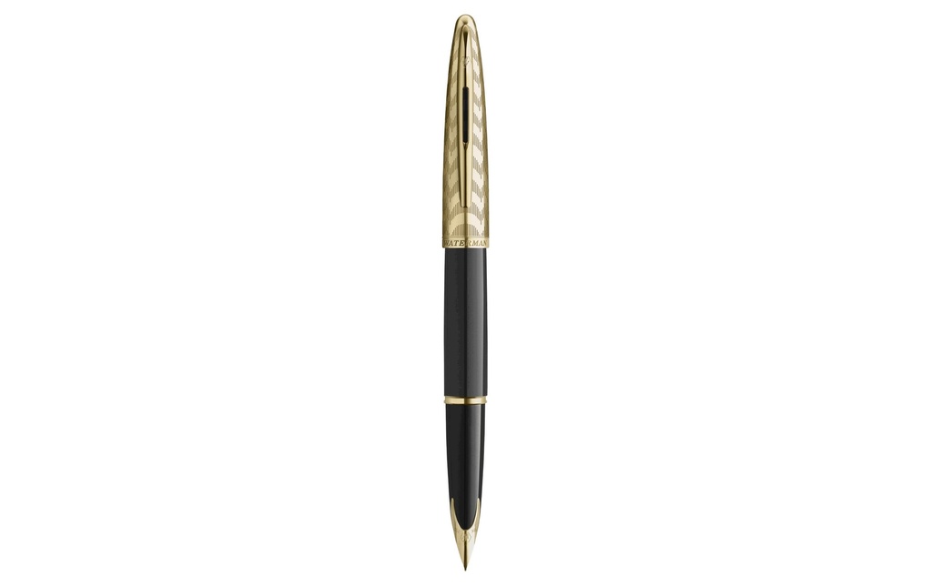 WATERMAN Stylo plume Carene Opera Multiplateforme F, noir/or