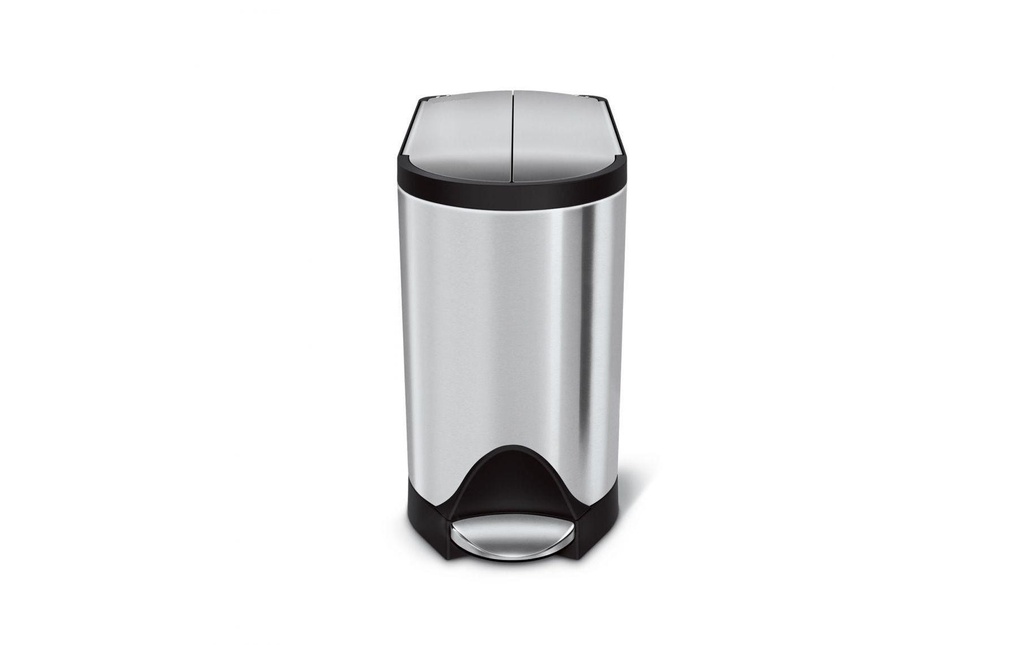 Simplehuman Poubelle à pédale CW1899 10 litres, argent