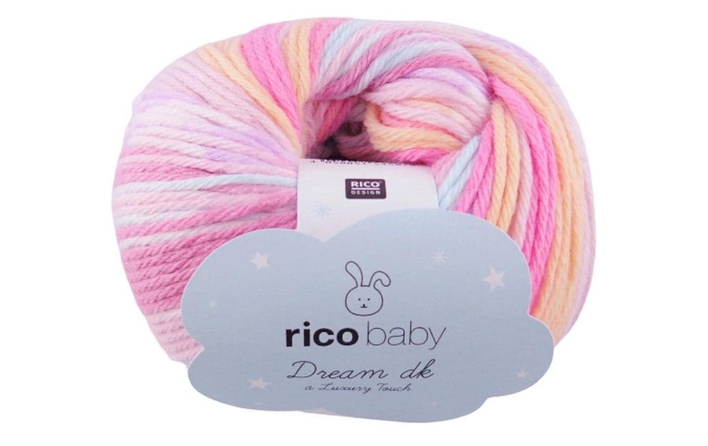Rico Design Laine Baby Dream dk 50 g, Rosa mix