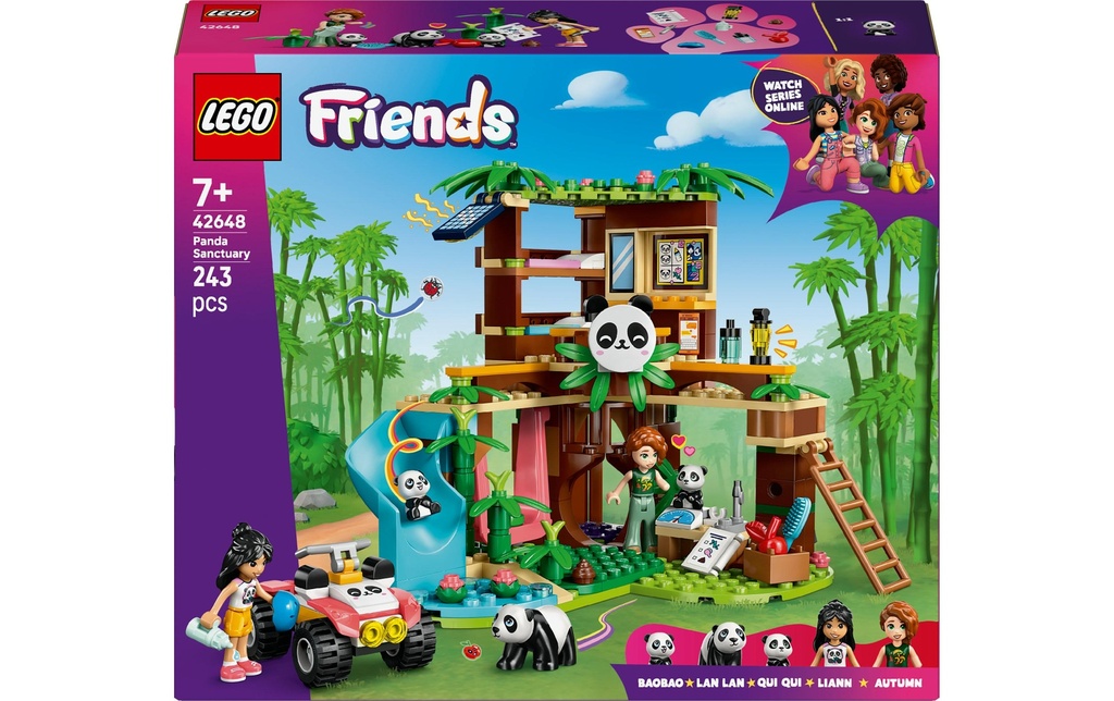 LEGO® Friends Station de soins pour pandas 42648