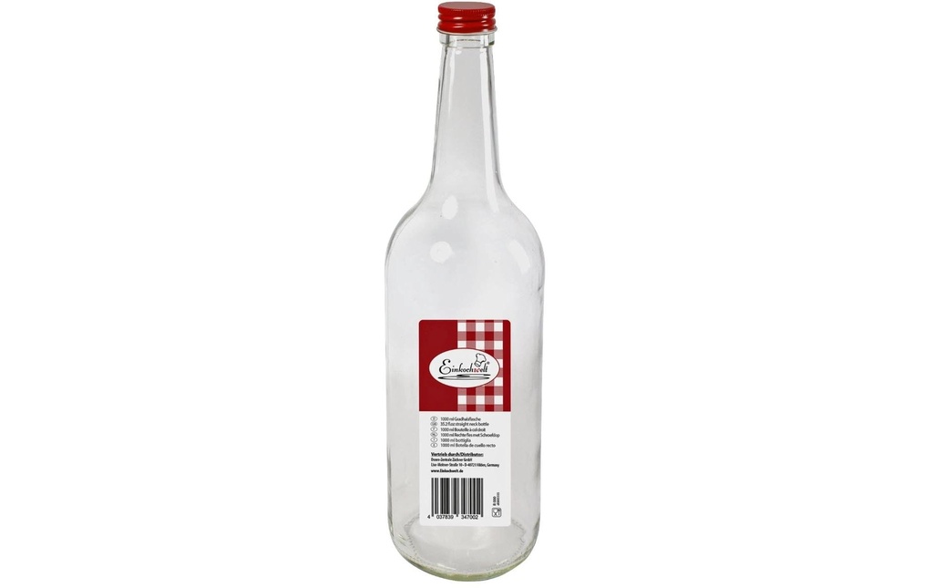Einkochwelt Bouteilles pour conserves 1000 ml