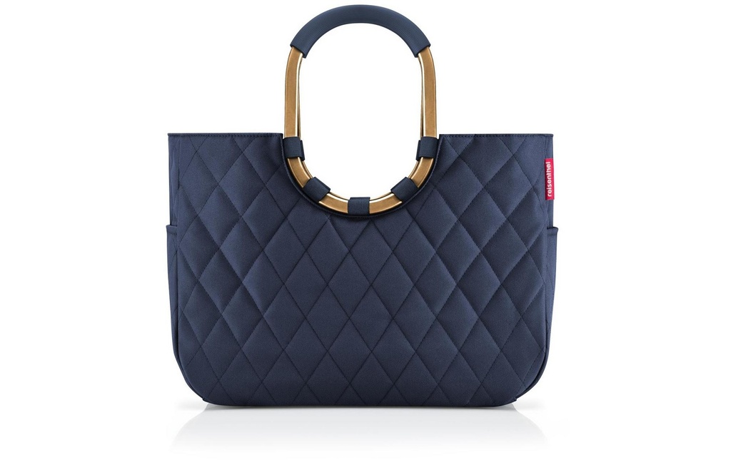 Reisenthel Panier de course Loopshopper L Rhombus Midnight Gold
