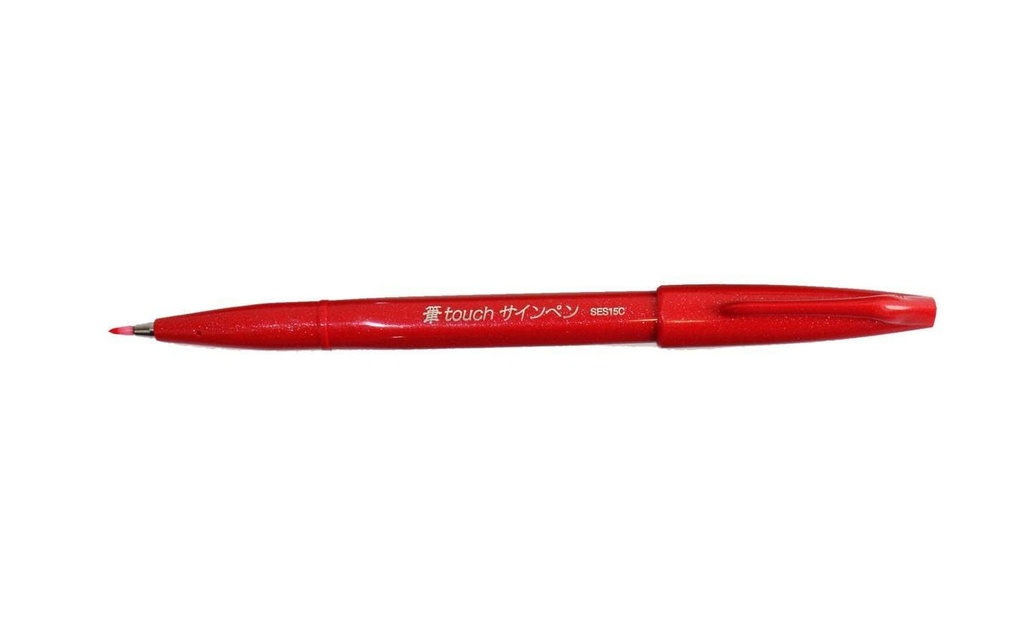 PENTEL Feutre Brush Sign Pen rouge