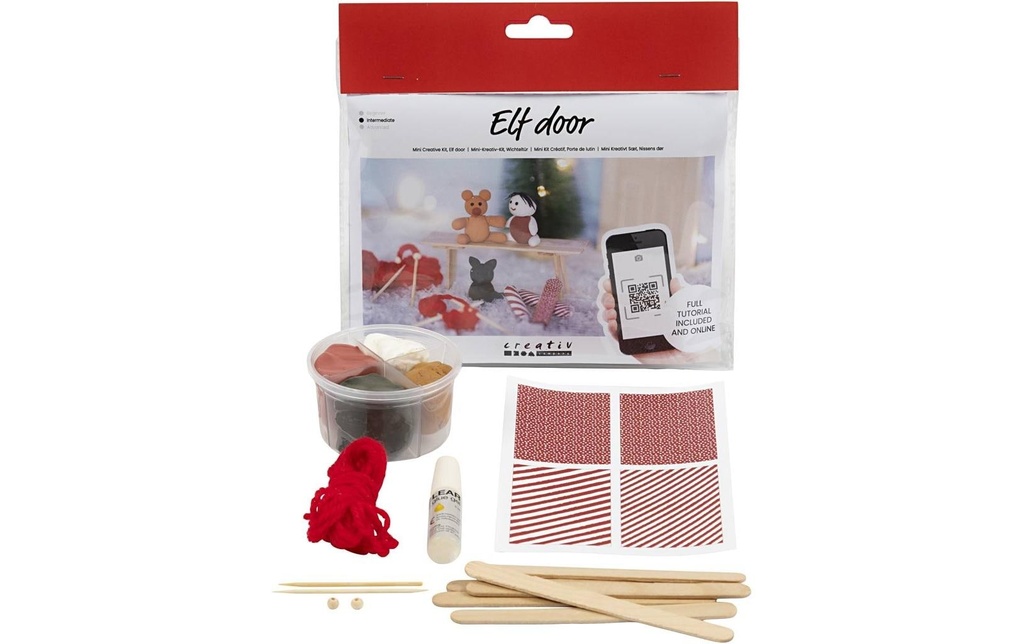 Creativ Company Mini ustensiles Scène de la porte des lutins Jouets et tricot