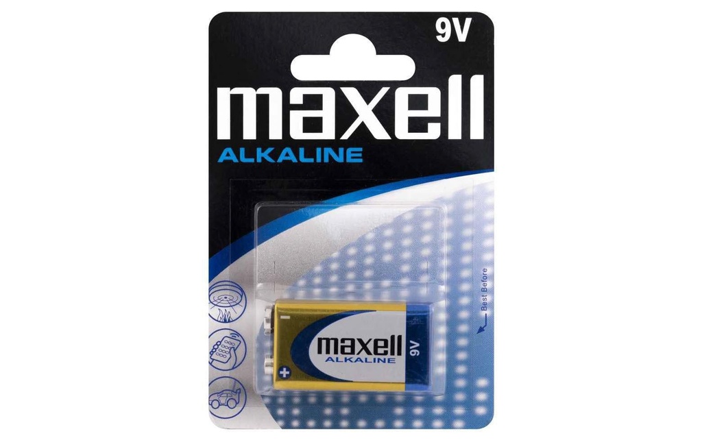 Maxell Europe LTD. Pile Alkaline 9V E-Block , 1 Pièce/s