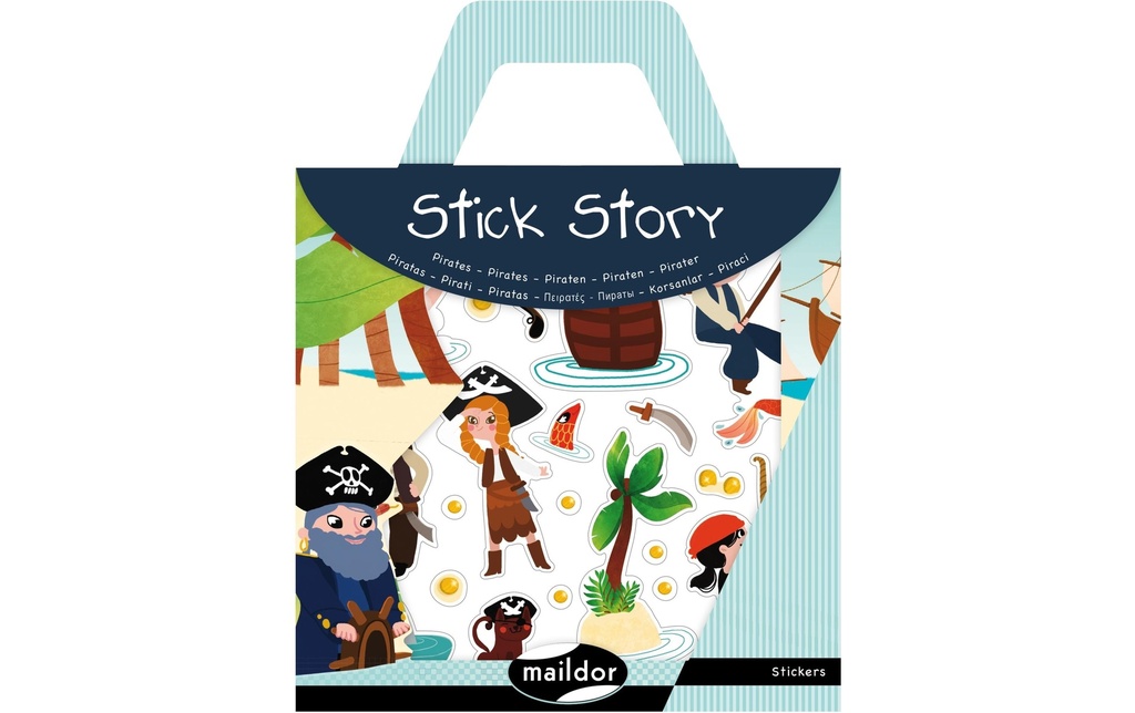 Clairefontaine Autocollant à motif Story 2 in 1 Set Pirates