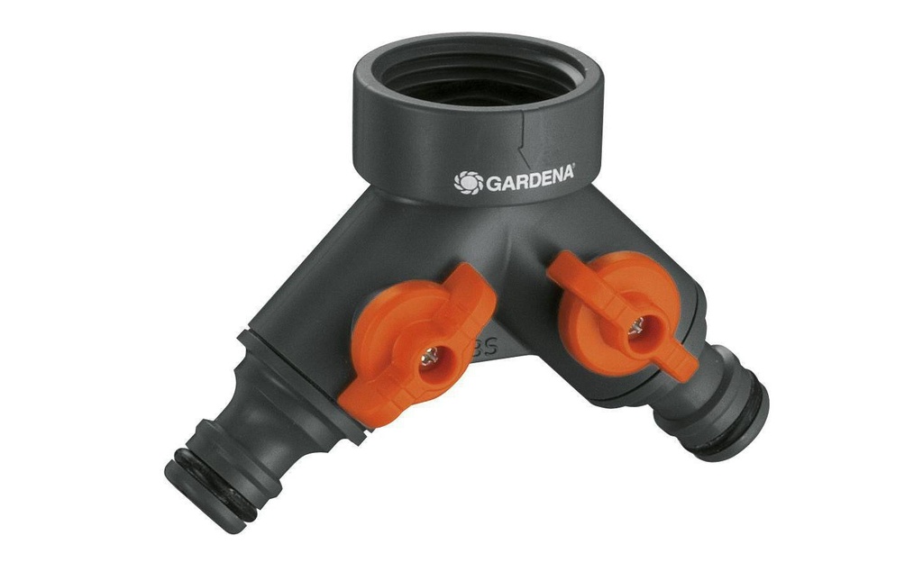 GARDENA Distributeur d’eau 26,5 mm (G 3/4) Vanne 2 voies