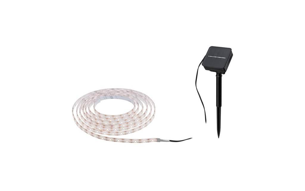 Paulmann LED Stripe Solar 3 m Capteur crépusculaire et batterie