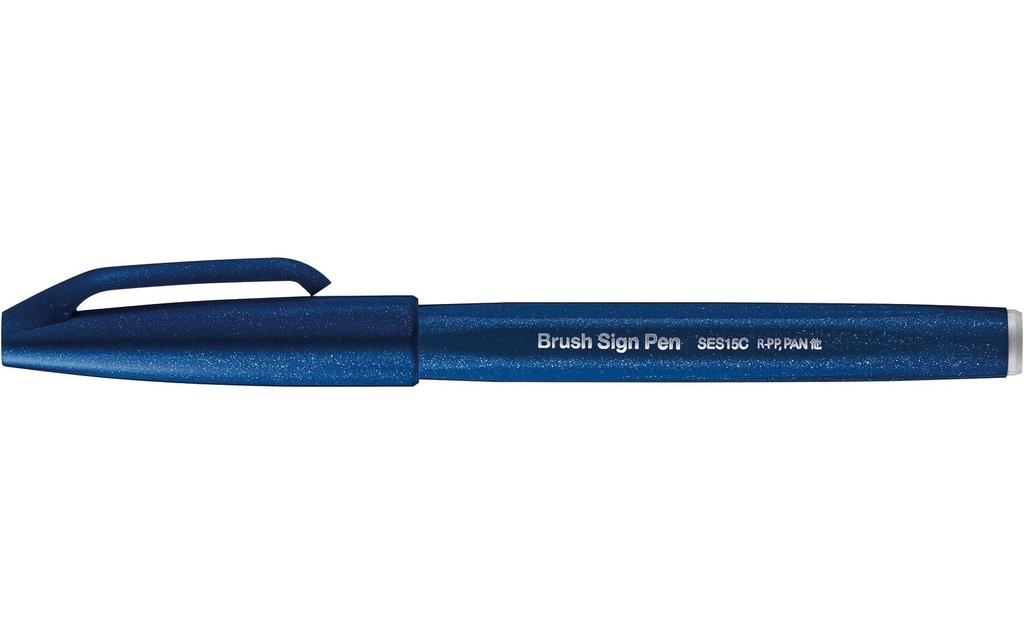 PENTEL Feutre Brush Sign Pen bleu ac.
