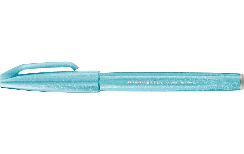 PENTEL Feutre Brush Sign Pen bleu mar