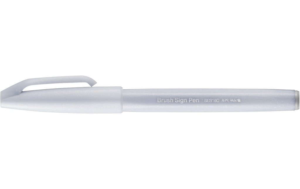 PENTEL Feutre Brush Sign Pen gris nei