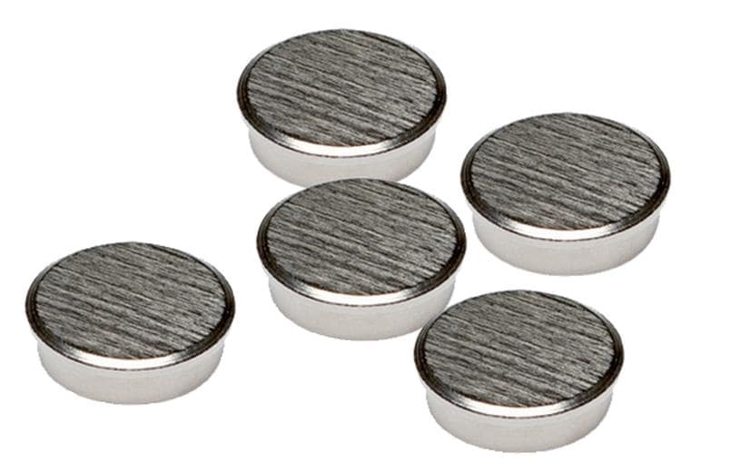 Franken Aimant Chrome Ø 25 mm, 2 Pièce/s, Argenté