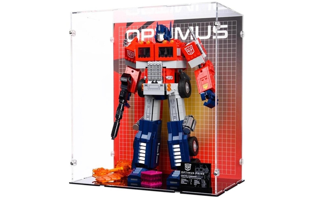 iDisplayit Présentoir en acrylique pour LEGO 10302 Transformers Optimus Prime