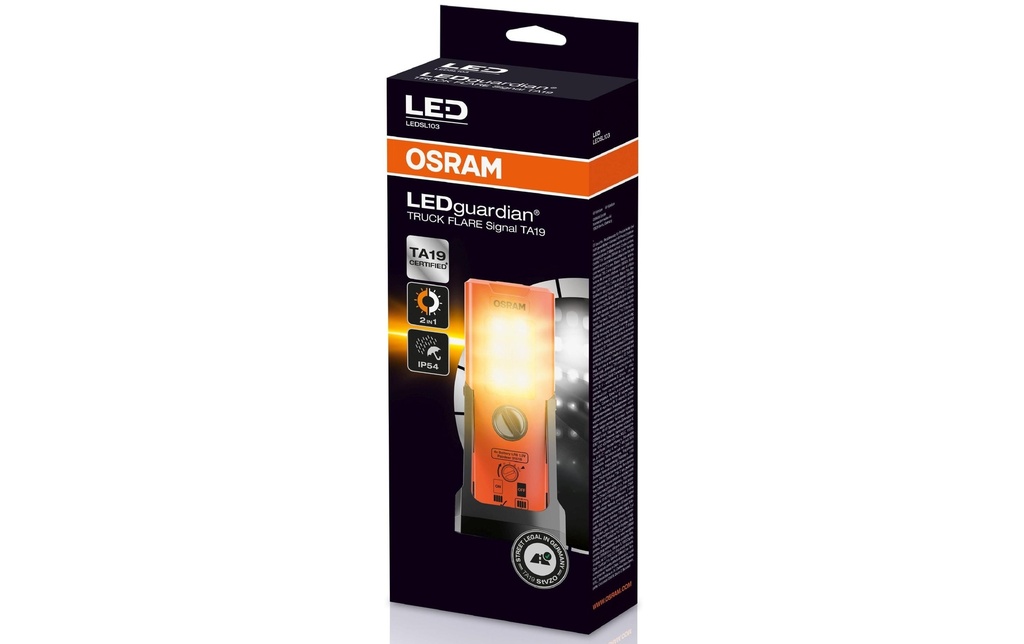 OSRAM LEDguardian Truck TA19 Feu de détresse à LED Camion/Voiture de tourisme
