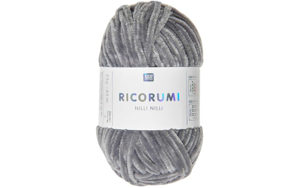 Rico Design Laine Ricorumi Nilli Nilli Gris foncé