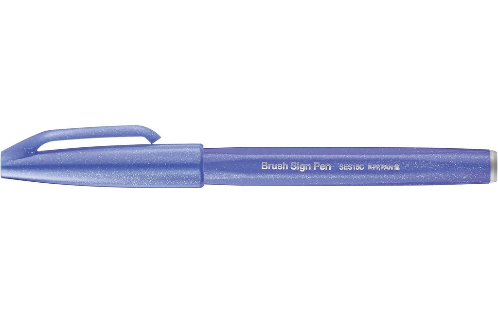 PENTEL Feutre Brush Sign Pen bleu vio